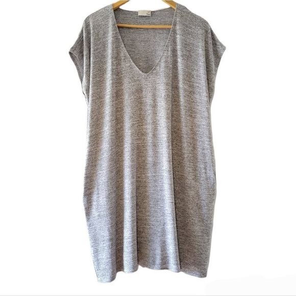 Aritzia Wilfred Free Marcoux Mini Oversized Gray Dress Size XS. - Picture 11 of 15
